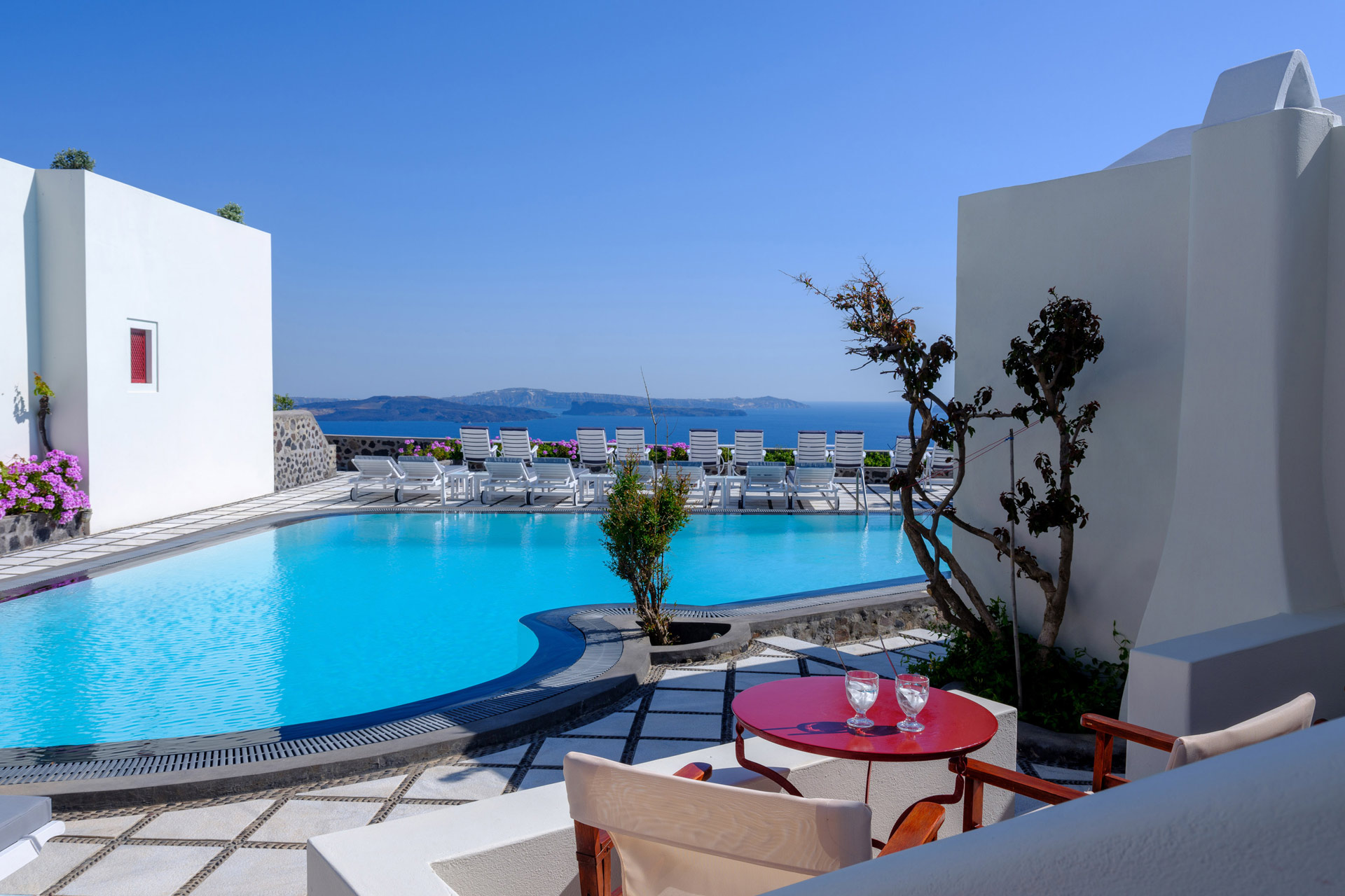 Studio with Pool View